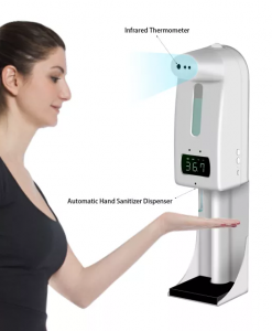 Máy đo nhiệt độ tích hợp rửa tay tự động K10 pro